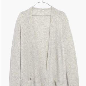 Cardigan Sweater in Coziest Yarn (Heather Fog)